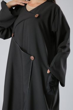 MOIAM40045 3 Designer-Cut Front Abaya