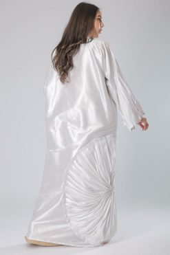 MOIS40043 3 White Abaya Dubai