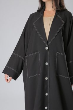 MOIS40040 4 Modern Coat Abaya