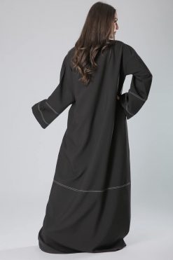 MOIS40040 3 Modern Coat Abaya