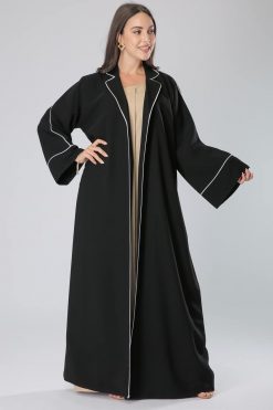 Black Coat Style Abaya