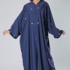 Sequins Embellished Blue Abaya