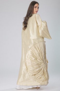 MOIS40013 4 Beige Occasion Abaya