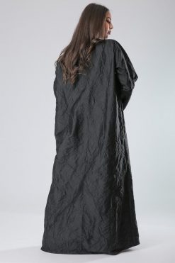 MOIS40005 3 Coat Style Black Abaya