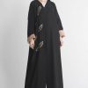 Gold Leaf Embroidery Abaya