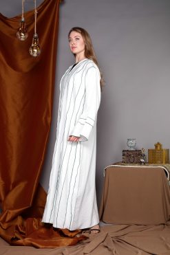 3I7A2576 scaled 1 White Flayer Abaya