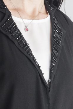 MOIAP60057 4 Western Style Collar Abaya