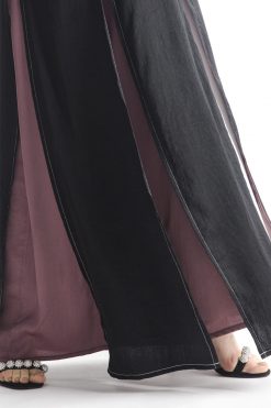 MOIAP60056 4 Flowy Pink Abaya