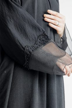 MOIAP60055 4 Organza Embroidery Abaya