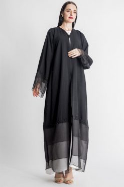 Organza Embroidery Abaya
