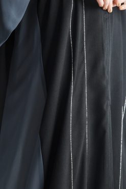 MOIAP60040 3 Flare Sleeves Abaya