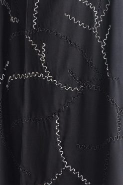 Black Simple Embroidery Abaya 6 MOIAP60031 3 Black Simple Embroidery Abaya