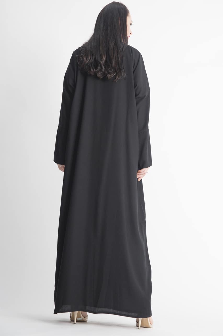 Formal Coat Buttons Abaya 2 Formal Coat Buttons Abaya - Image 2
