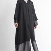 Fringe Simple Abaya