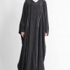 Gold & Sliver Stripes Abaya