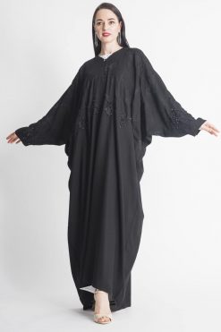 Embossed Embroidery Abaya