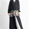 Colorful Embroidery Abaya