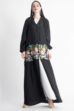 Colorful Embroidery Abaya