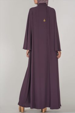 TFD CA 10030 5 Purple Abaya - Al Bahiya