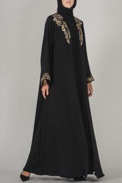 Hand Embroidery Abaya - Nasirah 6 TFD WE 10007 3 Hand Embroidery Abaya - Nasirah