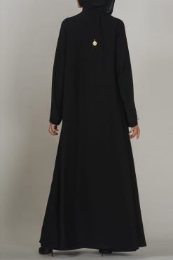 TFD BL 10023 5 Linen Open Abaya - Najla