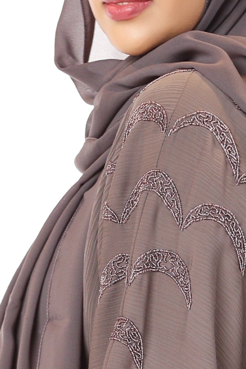 Nude Color Abaya HH-608 - Heracloset Online