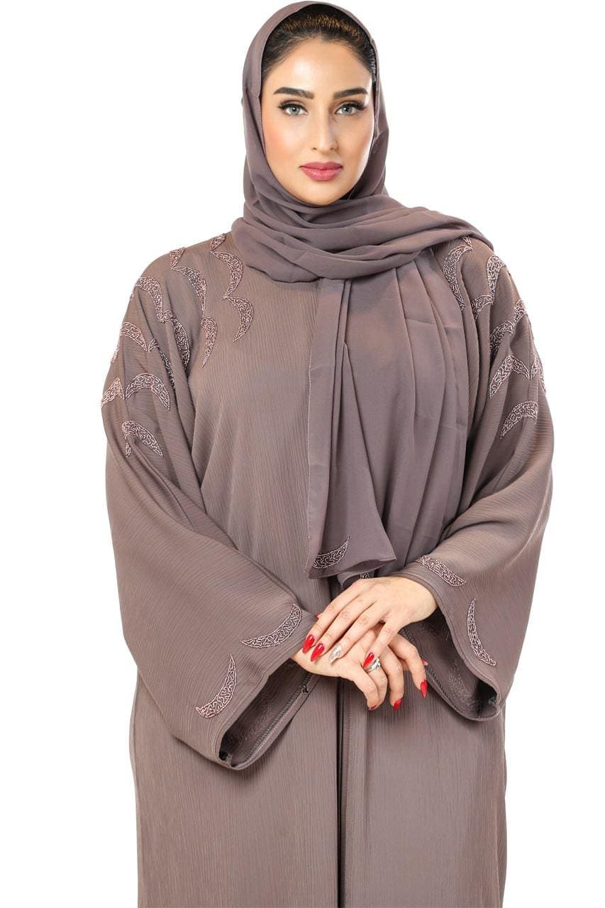 Nude Color Abaya HH-608 - Heracloset Online