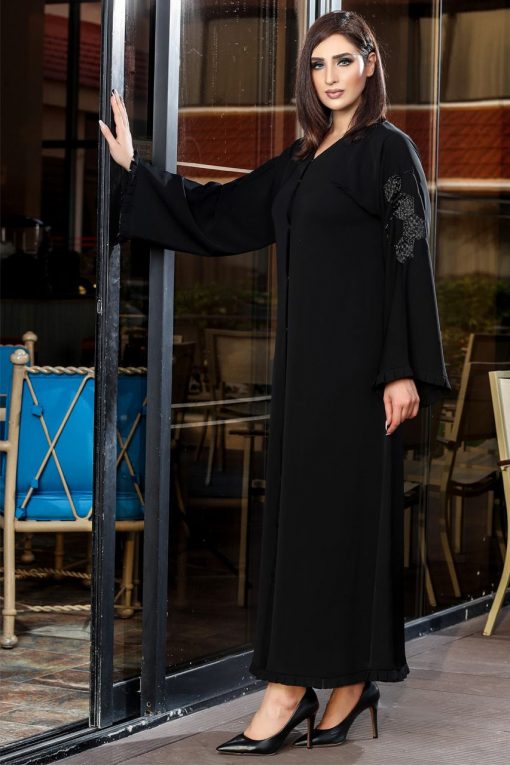 Black Bee Comb abaya