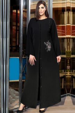 Vintage Hanging Floral Abaya