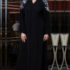 Rustic Blue Flower Abaya