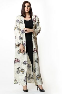 Off white Maxi Kaftan 7 FBS 000064 4 Off white Maxi Kaftan