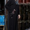 Black Doodles Sequined Abaya 10 Black Doodles Sequined Abaya