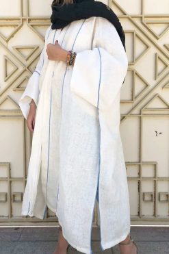 Linen Plain Dress