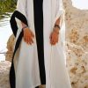 Black And White Abaya