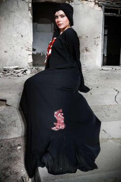 FBS 000038 6 Rooi Blom Abaya