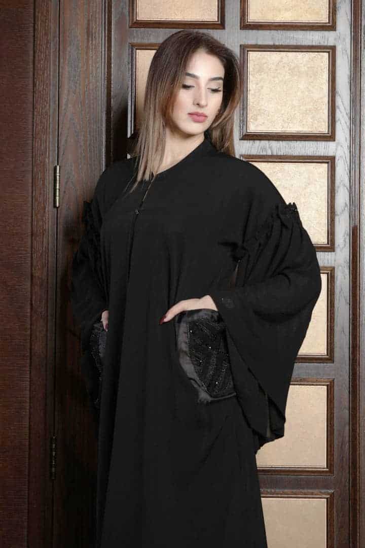 Rectangle Bow Abaya 2 Rectangle Bow Abaya - Image 2