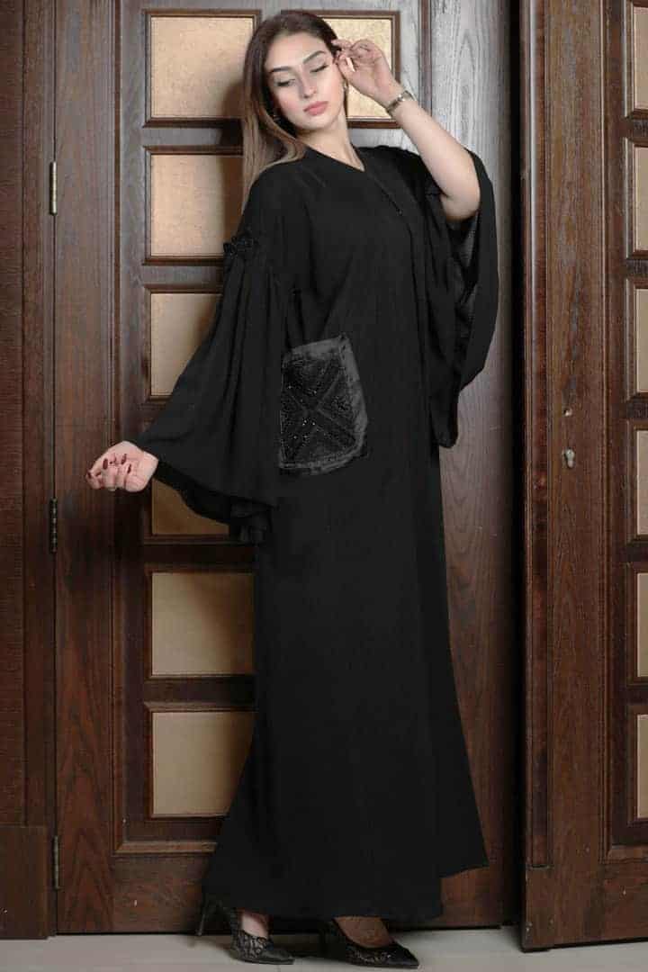 Rectangle Bow Abaya 1 Rectangle Bow Abaya