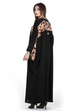 FBS 000015 3 Peach Facets Abaya