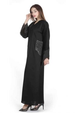 FBS 000007 3 Pocket Cord Abaya