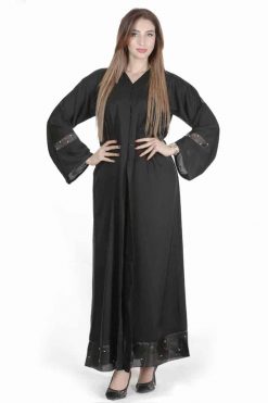 Pearl white Abaya
