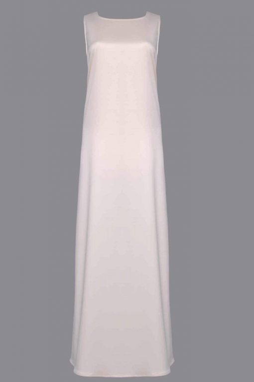 Creamy Abaya Inner Slip Dress