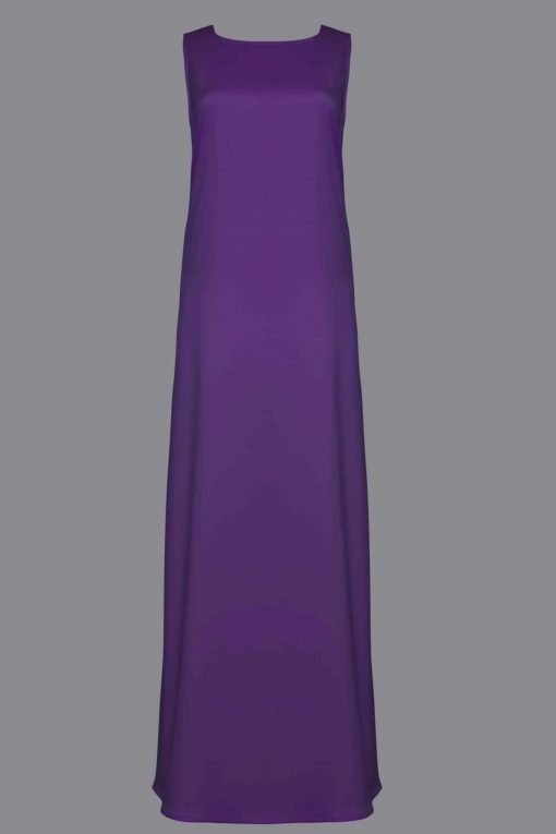 Dark Purple Abaya Inner Slip Dress
